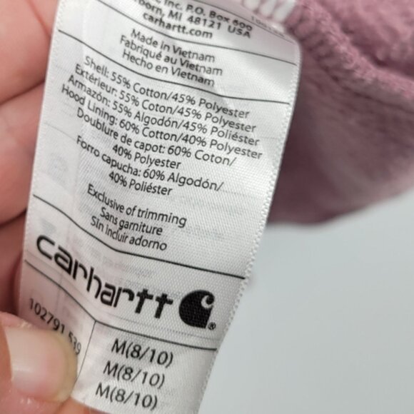 Carhartt Dusty Rose Relaxed Fit Hoodie - Picture 4 of 5